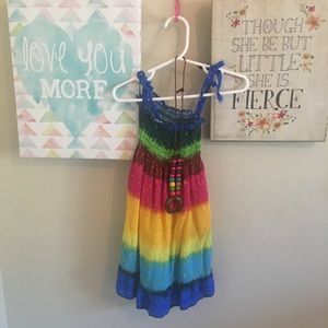 Girls dress w/necklace